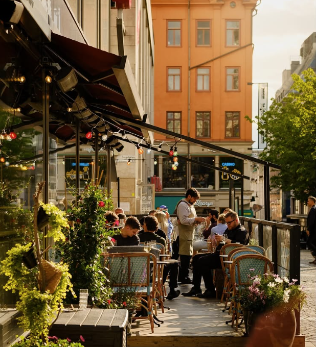 uteservering stockholm brasserie hotorget