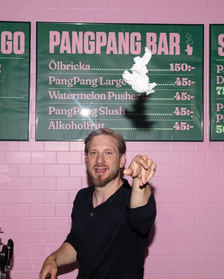 Fredrik Tunedal PangPang Veckans kroggast bokabord