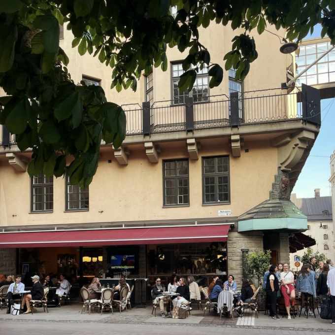 uteservering östermalm Frippe