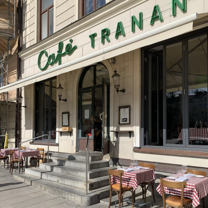 uteservering vasastan tranan