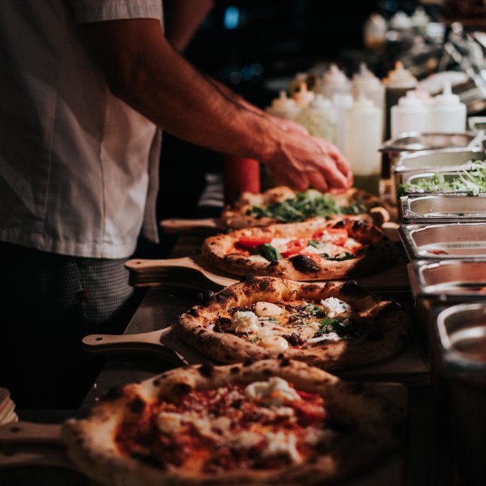 Restaurang VED italiensk italienskt lund