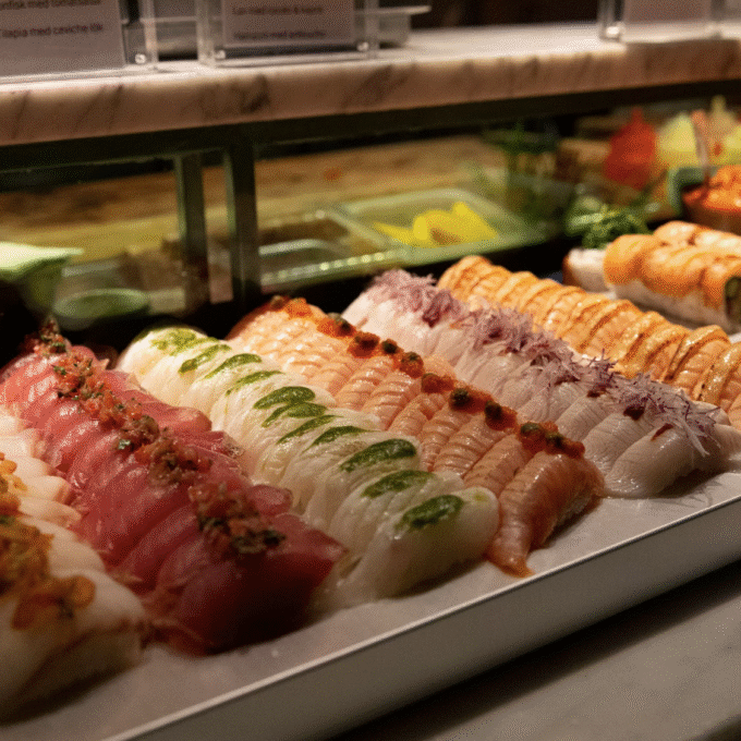 East Julbord ostermalm asiatiskt