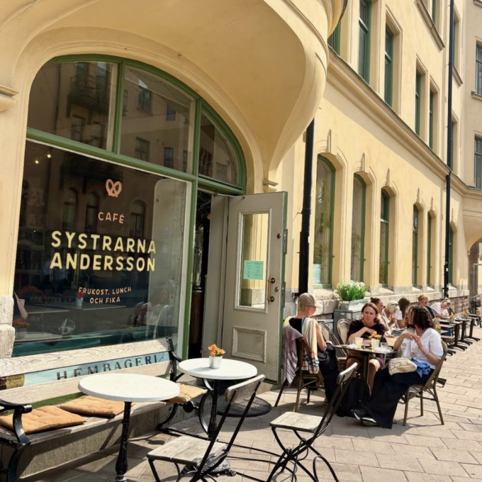 traditionellt cafe stockholm systrarna andersson