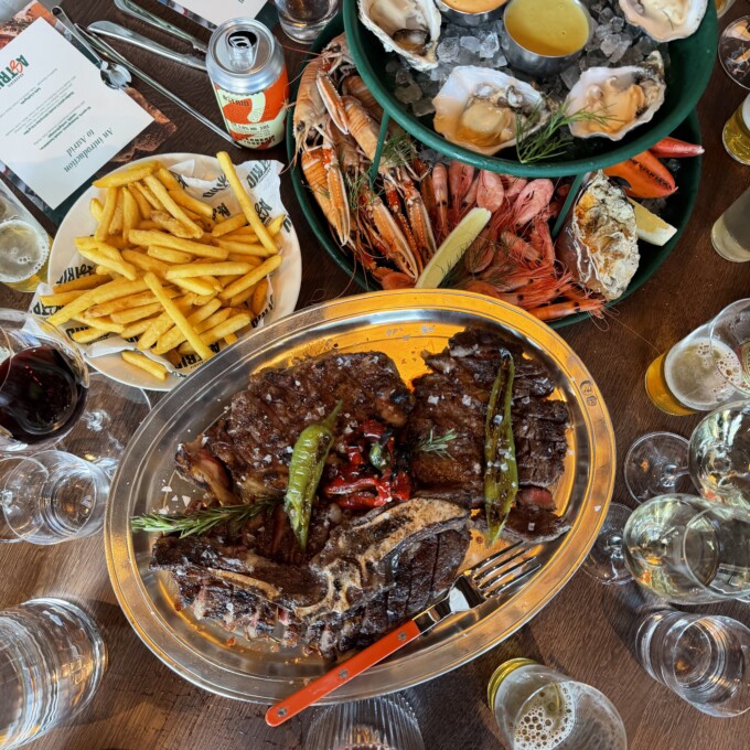 brasserie astrid skaldjursplata grillat