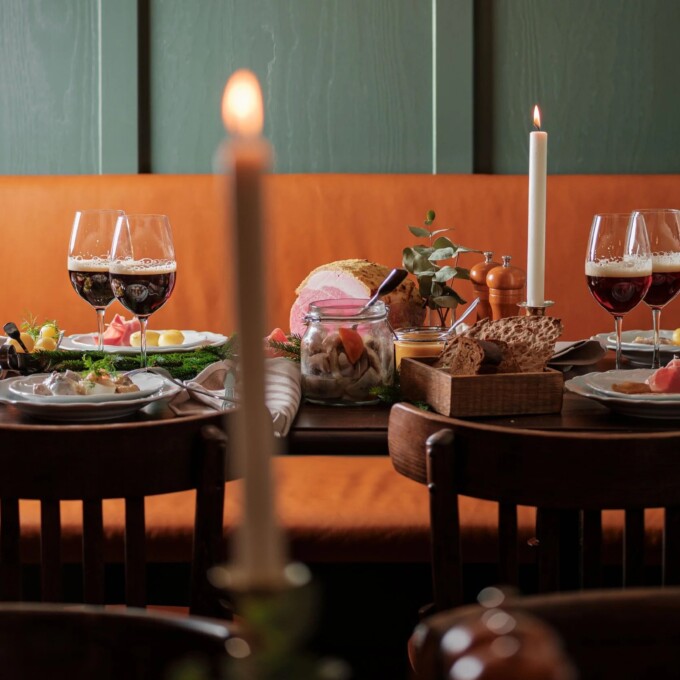 gamla enskede julbord